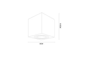 Точечный накладной светильник Arte Lamp GALOPIN A1461PL-1WH, 1хGU10