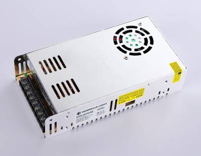 Блок питания для светодиодной ленты 12V 400W 33.3A IP20 90-260V 215*115*50 GS9552