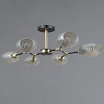 IL0272-6CSQ-25 BK AB TRENTO светильник потолочный ILLUMICO, E14х6