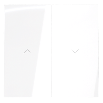 VLS002501 Клавиши для выключателя жалюзи, S70 (белый глянцевый). (ТМ Maytoni)