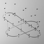 Шинопровод полукруг 650мм Flarity черный, TRX154-SR-D650-B. TM Maytoni