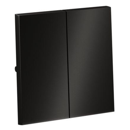 VLSM000312 Клавиши для выключателя/переключателя двухклавишного, S70 Metal (антрацит). (ТМ Maytoni)