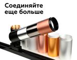 Коннектор декоративный для соединения корпуса светильника D70+D70mm A2072 PYG золото желтое полированное D70*H9mm Out1.5mm