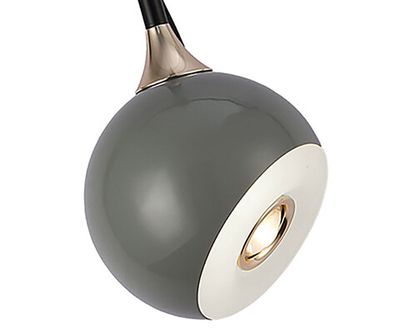 07529-1A,16 Подвес Тимо серый d12 h165 Led 8W (4000K) с лифтом