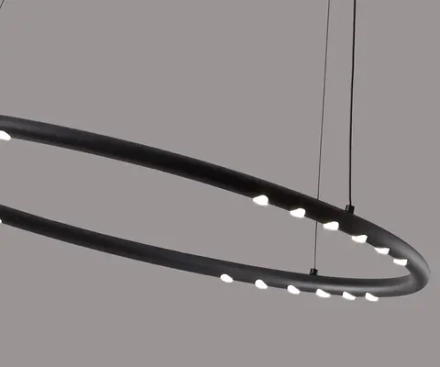 08557-60,19 Подвес диммируемый Магни черный d60 h200 Led 24W (4000K) с пультом ДУ