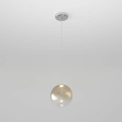 Подвесной светодиодный светильник со стеклянным плафоном 50231/1 LED янтарный