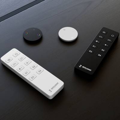 INTELLIGENT ARLIGHT Пульт SMART-801-22-1G-DIM White (3V, Magnet, 2.4G) (IARL, IP20 Пластик, 5 лет)