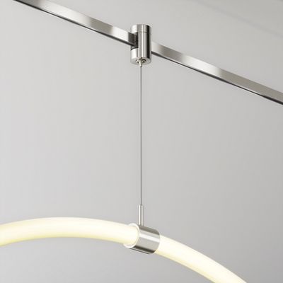 Коннектор с тросовым подвесом Tau в шинопровод Flarity платина TRA154SW-1PT. TM Maytoni