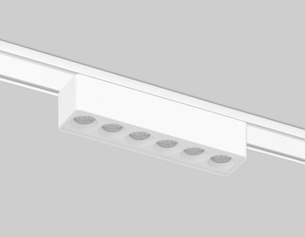 Светильник светодиодный трековый для шинопровода Magnetic Ultra Slim GV1401 WH белый IP20 6W 4200K 48V 24° 122*26*24
