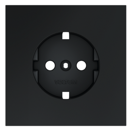 VLS000607 Накладка для розетки с заземлением, S70 (графит). (ТМ Maytoni)
