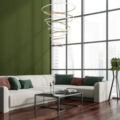 736483 Люстра ROTONDA 293W LED 8471LM 120G ЗОЛОТО 3000K