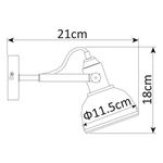 Спот Arte Lamp MARTIN A5213AP-1BR, 1хE14
