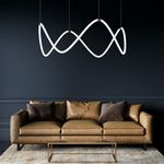 Подвесной светодиодный светильник ССТ с пультом управления 90288/1 латунь, LED