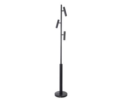 07613-F,19 Торшер Верония черный d22 h152 Led 3*3W (4000K)