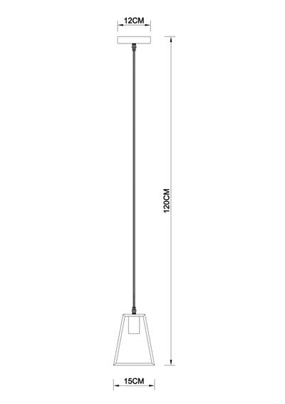 Подвесной светильник Arte Lamp BRUSSELS A8030SP-1BK, 1хE27