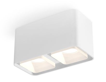 Комплект накладного светильника с акрилом XS7850021 SWH/FR белый песок/белый матовый MR16 GU5.3 (C7850, N7755)