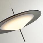 5012/16L L-VISION ODL23 463 черный/белый матовый металл/акрил Подвес LED 16W 3000K STEKA