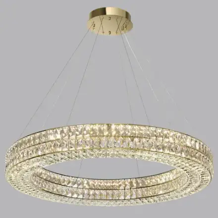 4926/98L L-VISION ODL24 581 золото/металл/хрусталь Люстра LED 98W 4000K 5850Лм PANTA