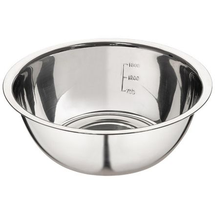 Миска Bowl-Roll-24, объем 2500 мл, из нерж стали, зеркальная полировка, диа 24 см (Минимальная отгрузка 25 шт)