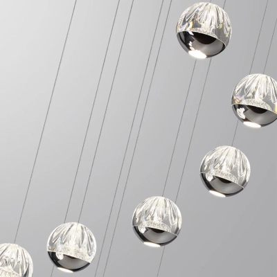 5100/60L L-VISION ODL25 559 Люстра каскадная LED 60W (12*5W) 4000K 3000Лм SONO