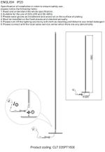 Торшер Crystal Lux CLT 035PT1600 BL 1400/802