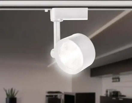 Трековый однофазный светодиодный светильник GL6388 WH белый LED 7W 4200K 24°