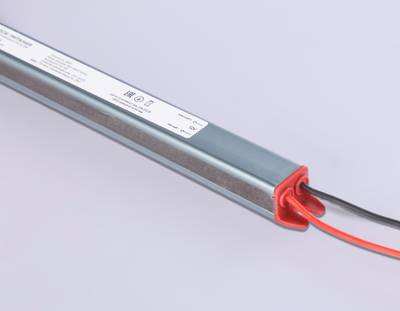 Блок питания ультратонкий для светодиодной ленты 12V 36W 3A IP67 185-260V 292*18*14.8 GS9805