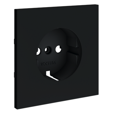 VLS000607 Накладка для розетки с заземлением, S70 (графит). (ТМ Maytoni)