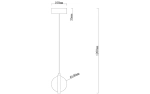 Подвесной светильник Arte Lamp FABERGE A2451SP-5PB, 1хLED