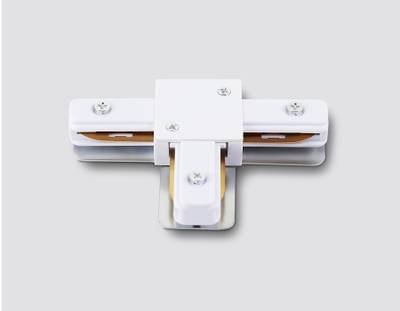 Коннектор Т-образный для однофазного шинопровода Standard 220V GL7167 WH белый 105*70*20