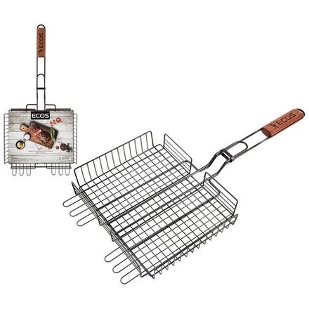 Решетка для барбекю ECOS-22139W с антипригарным покрытием, размер: 31x24x5см