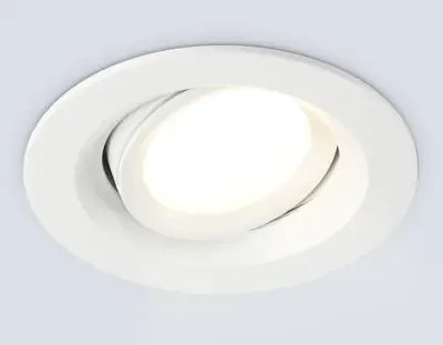 Светильник встраиваемый TN1141 WH белый IP44 GU5.3 D95*38
