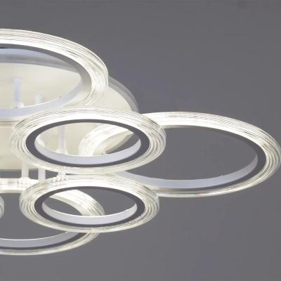09812-3.3-4+4A WH (RGB) светильник потолочный Reluce, LED