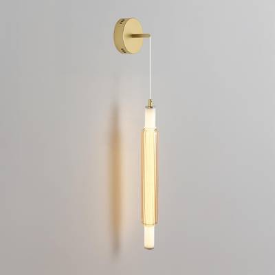 8259/15WCL LEDIO LN26 золото/амбер, металл/акрил/стекло Бра/подвес LED 15W 4000К 220V TRENDY