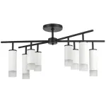 LR7283648641 Люстра RULLO 8х50W GU10 ЧЕРНЫЙ/БЕЛЫЙ (571728+214436-4+214486-4+202431-8)