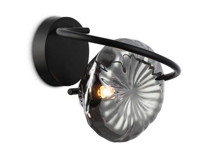 Светильник настенный LH15005 BK/SM черный/дымчатый G9 max 40W 195*210*170