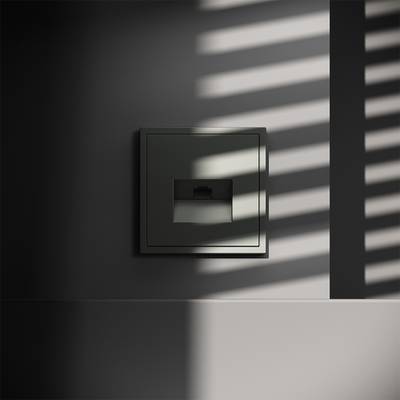 VLS060106 Розетка компьютерная встраиваемая VOLTUM S70 RJ45 кат.6, (титан) (ТМ Maytoni)