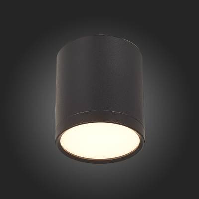 ST113.432.05 Светильник потолочный Черный LED 1*5W 3000K 390Lm Ra&gt;80 120° IP20 D68xH75 170-240V