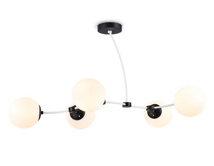 Подвесной светильник TR2546/5 WH/BK белый/черный E27/5 max 60W 950*600*450