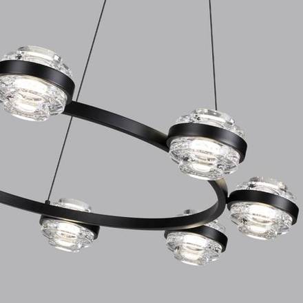 5031/50L L-VISION ODL24 391 чёрный/металл/акрил Люстра LED 50W 4000K 4310лм KLOT