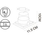 Точечный встраиваемый светильник Arte Lamp PRIVATO A7007PL-1WH, LED