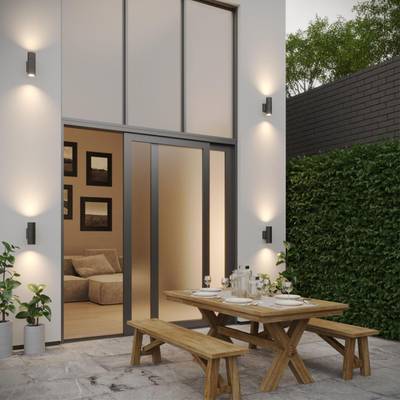 370988 STREET NT25 750 черный Светильник ландшафтный IP65 GU10 2*50W 100-240V LANDSCAPE