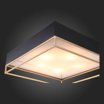 SL1127.422.05 Светильник потолочный ST-Luce Черный, Матовое золото/Белый E27 5*40W