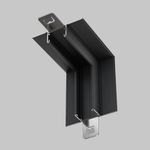 Коннектор угловой внутренний, встраиваемый под ГКЛ 12,5 мм Basity, черный, TRA172ICL-12B. TM Maytoni