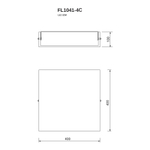 Потолочная люстра Relaxatio FL1041-4C, LED