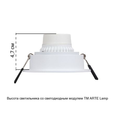 Точечный встраиваемый светильник Arte Lamp IMAI A2464PL-1WH, GU10