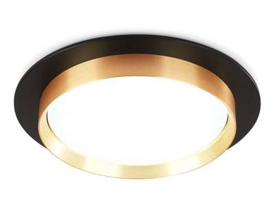 Светильник встраиваемый TU5020 BK/GD черный/золото IP20 GX70 D150*45