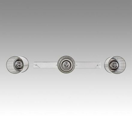 8102/3A COMFI LN25 хром/прозрачный металл/металл Подвес Е14 3*40W 220V ISHA