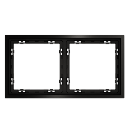 VLSM120212 Рамка металлическая на 2 поста, S70 Metal (антрацит). (ТМ Maytoni)