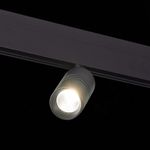 ST365.446.07 Магнитный трековый светильник Черный LED 1*7W 4000K 595Lm Ra&gt;80 36° IP20 L-xW44xH90 48V